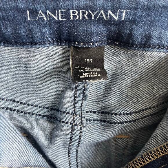 Lane Bryant High Rise Medium Wash Skinny Jeans Size 18 Style 1051722 - Picture 9 of 11